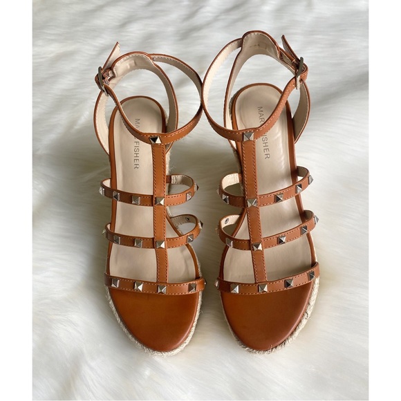 Marc Fisher, studded wedges - Picture 1 of 7
